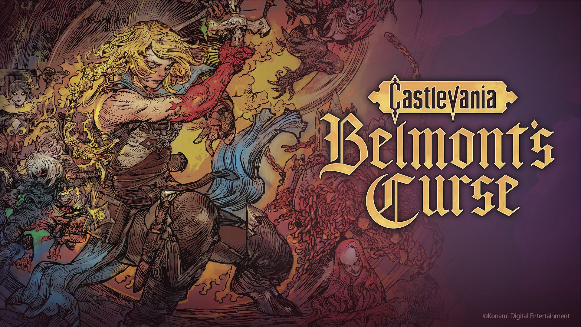 「Castlevania: Belmont's Curse」本日発売。若きベルモンドの成長を描く「悪魔城ドラキュラ」シリーズ最新作 「悪魔城伝説」の23年後、1499年のフランス・パリを舞台にストーリーが展開
